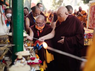 Kagyu Monlam 2023 at Bodh Gaya. Photo: Tokpa Korlo