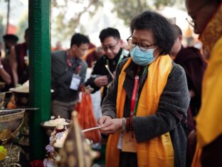 Kagyu Monlam 2023 at Bodh Gaya. Photo: Tokpa Korlo