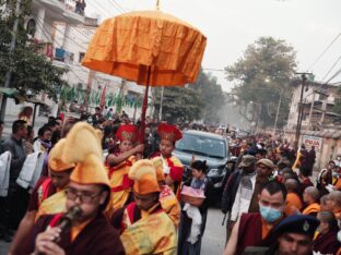 Kagyu Monlam 2023 at Bodh Gaya. Photo: Tokpa Korlo