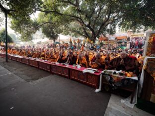 Kagyu Monlam 2023 at Bodh Gaya. Photo: Tokpa Korlo