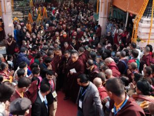 Kagyu Monlam 2023 at Bodh Gaya. Photo: Tokpa Korlo