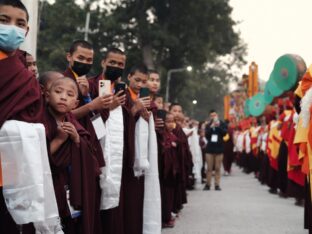 Kagyu Monlam 2023 at Bodh Gaya. Photo: Tokpa Korlo