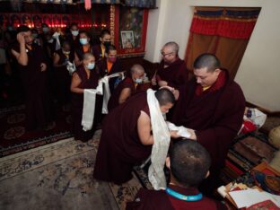 Kagyu Monlam 2023 at Bodh Gaya. Photo: Tokpa Korlo