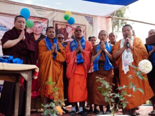 Kagyu Monlam 2023 at Bodh Gaya. Photo: Tokpa Korlo