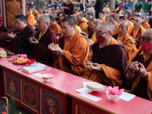 Kagyu Monlam 2023 at Bodh Gaya. Photo: Tokpa Korlo