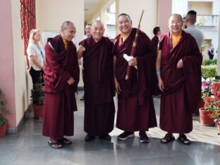 Thaye Dorje, His Holiness the 17th Gyalwa Karmapa, bestowed the empowerment of Dorje Sempa at the Karmapa Public Course 2024 in KIBI, New Delhi. Photo: Tokpa Korlo.