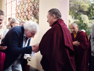 Thaye Dorje, His Holiness the 17th Gyalwa Karmapa, bestowed the empowerment of Dorje Sempa at the Karmapa Public Course 2024 in KIBI, New Delhi. Photo: Tokpa Korlo.