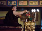 Thaye Dorje, His Holiness the 17th Gyalwa Karmapa, bestowed the empowerment of Dorje Sempa at the Karmapa Public Course 2024 in KIBI, New Delhi. Photo: Tokpa Korlo.