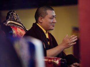 Thaye Dorje, His Holiness the 17th Gyalwa Karmapa, presided over the Karmapa Public Course 2024 in KIBI, New Delhi. Photo: Tokpa Korlo.