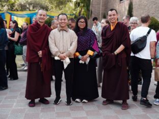 Thaye Dorje, His Holiness the 17th Gyalwa Karmapa, presided over the Karmapa Public Course 2024 in KIBI, New Delhi. Photo: Tokpa Korlo.