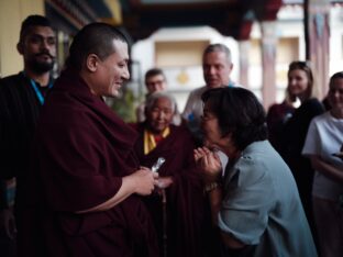 Thaye Dorje, His Holiness the 17th Gyalwa Karmapa, presided over the Karmapa Public Course 2024 in KIBI, New Delhi. Photo: Tokpa Korlo.