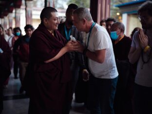 Thaye Dorje, His Holiness the 17th Gyalwa Karmapa, presided over the Karmapa Public Course 2024 in KIBI, New Delhi. Photo: Tokpa Korlo.