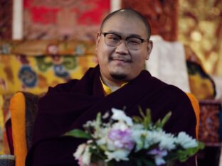 Thaye Dorje, His Holiness the 17th Gyalwa Karmapa, presided over the Karmapa Public Course 2024 in KIBI, New Delhi. Photo: Tokpa Korlo.