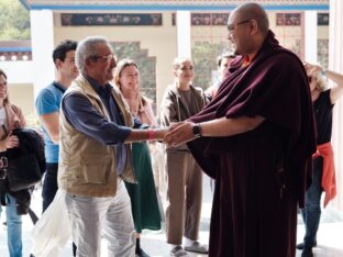 Thaye Dorje, His Holiness the 17th Gyalwa Karmapa, presided over the Karmapa Public Course 2024 in KIBI, New Delhi. Photo: Tokpa Korlo.