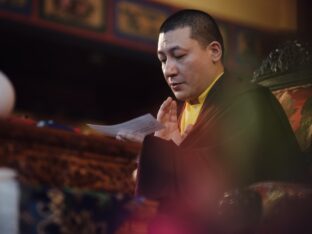 Thaye Dorje, His Holiness the 17th Gyalwa Karmapa, presided over the Karmapa Public Course 2024 in KIBI, New Delhi. Photo: Tokpa Korlo.