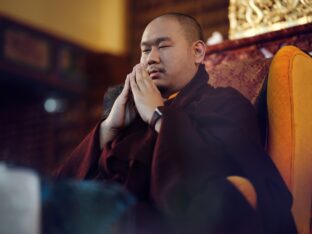 Thaye Dorje, His Holiness the 17th Gyalwa Karmapa, presided over the Karmapa Public Course 2024 in KIBI, New Delhi. Photo: Tokpa Korlo.
