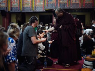 Thaye Dorje, His Holiness the 17th Gyalwa Karmapa, presided over the Karmapa Public Course 2024 in KIBI, New Delhi. Photo: Tokpa Korlo.