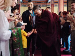 Thaye Dorje, His Holiness the 17th Gyalwa Karmapa, presided over the Karmapa Public Course 2024 in KIBI, New Delhi. Photo: Tokpa Korlo.