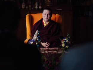 Thaye Dorje, His Holiness the 17th Gyalwa Karmapa, presided over the Karmapa Public Course 2024 in KIBI, New Delhi. Photo: Tokpa Korlo.