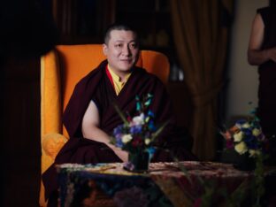 Thaye Dorje, His Holiness the 17th Gyalwa Karmapa, presided over the Karmapa Public Course 2024 in KIBI, New Delhi. Photo: Tokpa Korlo.