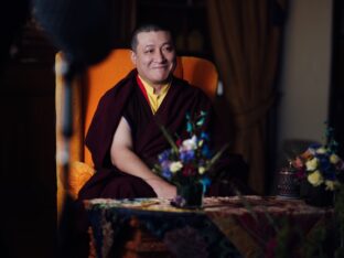 Thaye Dorje, His Holiness the 17th Gyalwa Karmapa, presided over the Karmapa Public Course 2024 in KIBI, New Delhi. Photo: Tokpa Korlo.