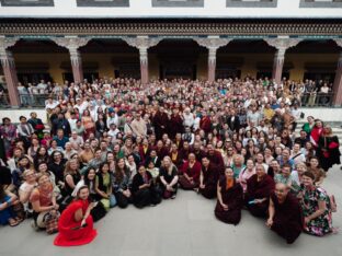 Thaye Dorje, His Holiness the 17th Gyalwa Karmapa, presided over the Karmapa Public Course 2024 in KIBI, New Delhi. Photo: Tokpa Korlo.