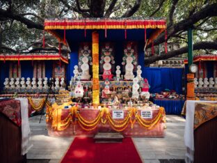 Thaye Dorje, His Holiness the 17th Gyalwa Karmapa, presided over the 2024 Kagyu Monlam in Bodh Gaya. Photo: Tokpa Korlo