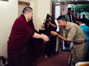 Thaye Dorje, His Holiness the 17th Gyalwa Karmapa, in Kalimpong. Photo: Tokpa Korlo