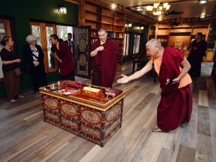 Thaye Dorje, His Holiness the 17th Gyalwa Karmapa, in Kalimpong. Photo: Tokpa Korlo