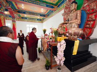Thaye Dorje, His Holiness the 17th Gyalwa Karmapa, in Kalimpong. Photo: Tokpa Korlo