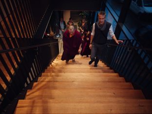 Thaye Dorje, His Holiness the 17th Gyalwa Karmapa, visits the Europe Center. Photo: Tokpa Korlo