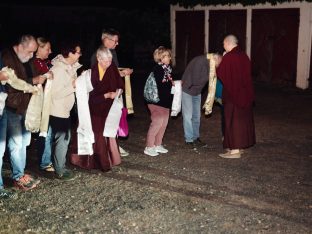 Thaye Dorje, His Holiness the 17th Gyalwa Karmapa, visits Dhagpo Mohra