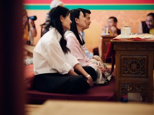 Thaye Dorje, His Holiness the 17th Gyalwa Karmapa, visits Karma Kunga Padkar Ling. Photo: Tokpa Korlo.
