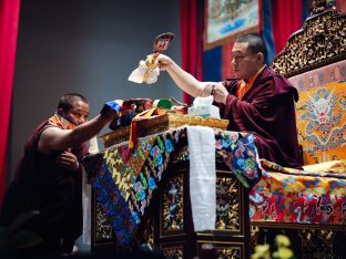 Thaye Dorje, His Holiness the 17th Gyalwa Karmapa, visits Karma Kagyu Buddhist Centre (KKBC) in Singapore, 2025. Photo: Tokpa Korlo.