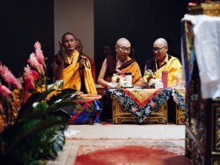 Thaye Dorje, His Holiness the 17th Gyalwa Karmapa, visits Karma Kagyu Buddhist Centre (KKBC) in Singapore, 2025. Photo: Tokpa Korlo.