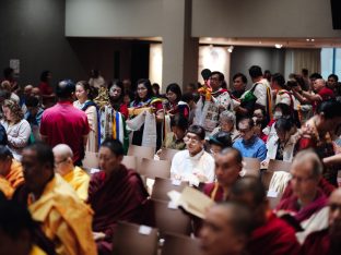 Thaye Dorje, His Holiness the 17th Gyalwa Karmapa, visits Karma Kagyu Buddhist Centre (KKBC) in Singapore, 2025. Photo: Tokpa Korlo.