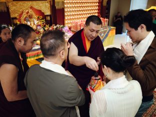 Thaye Dorje, His Holiness the 17th Gyalwa Karmapa, visits Karma Kagyu Buddhist Centre (KKBC) in Singapore, 2025. Photo: Tokpa Korlo.