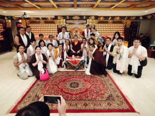 Thaye Dorje, His Holiness the 17th Gyalwa Karmapa, visits Karma Kagyu Buddhist Centre (KKBC) in Singapore, 2025. Photo: Tokpa Korlo.
