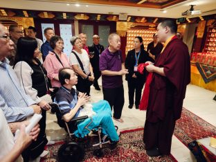 Thaye Dorje, His Holiness the 17th Gyalwa Karmapa, visits Karma Kagyu Buddhist Centre (KKBC) in Singapore, 2025. Photo: Tokpa Korlo.