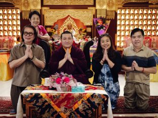 Thaye Dorje, His Holiness the 17th Gyalwa Karmapa, visits Karma Kagyu Buddhist Centre (KKBC) in Singapore, 2025. Photo: Tokpa Korlo.