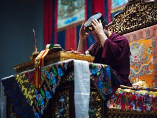 Thaye Dorje, His Holiness the 17th Gyalwa Karmapa, visits Karma Kagyu Buddhist Centre (KKBC) in Singapore, 2025. Photo: Tokpa Korlo.