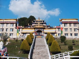 Thaye Dorje, His Holiness the 17th Gyalwa Karmapa, visits Dhagpo Sheydrub Ling. Photo: Tokpa Korlo