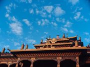 Thaye Dorje, His Holiness the 17th Gyalwa Karmapa, visits Dhagpo Sheydrub Ling. Photo: Tokpa Korlo