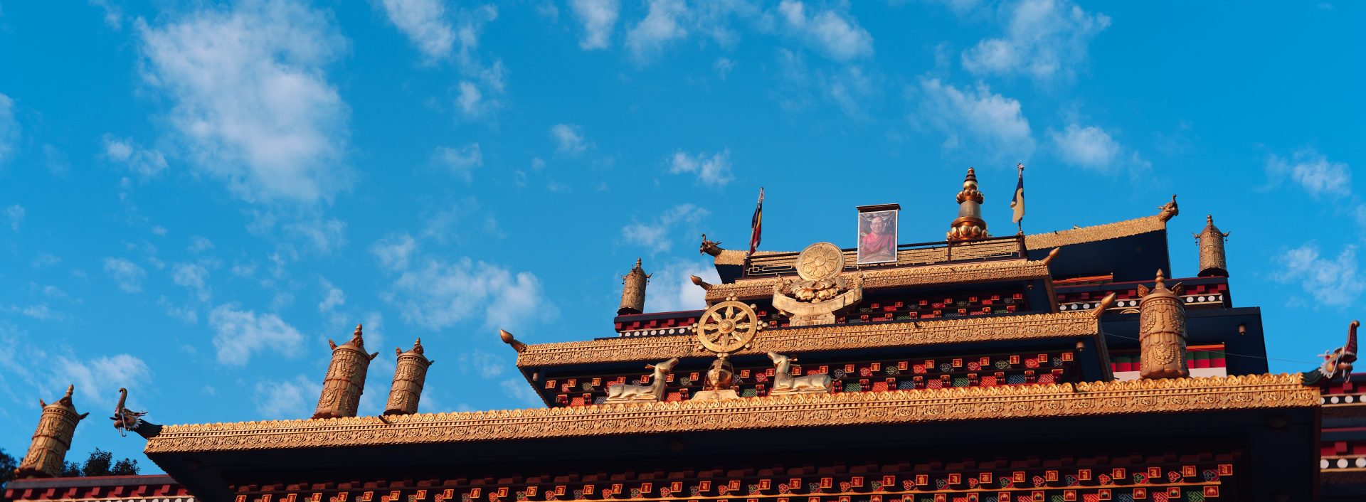 Thaye Dorje, His Holiness the 17th Gyalwa Karmapa, visits Dhagpo Sheydrub Ling. Photo: Tokpa Korlo