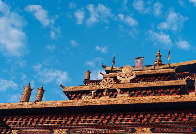 Thaye Dorje, His Holiness the 17th Gyalwa Karmapa, visits Dhagpo Sheydrub Ling. Photo: Tokpa Korlo