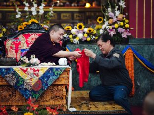 Thaye Dorje, His Holiness the 17th Gyalwa Karmapa, taught at the Public Meditation Course at the Karmapa International Buddhist Institute, 2025. Photo: Tokpa Korlo