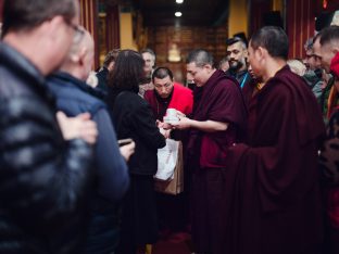 Thaye Dorje, His Holiness the 17th Gyalwa Karmapa, taught at the Public Meditation Course at the Karmapa International Buddhist Institute, 2025. Photo: Tokpa Korlo