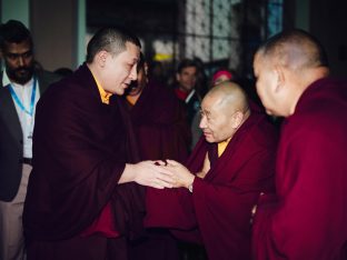 Thaye Dorje, His Holiness the 17th Gyalwa Karmapa, taught at the Public Meditation Course at the Karmapa International Buddhist Institute, 2025. Photo: Tokpa Korlo