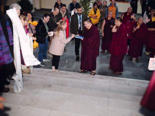 Thaye Dorje, His Holiness the 17th Gyalwa Karmapa, taught at the Public Meditation Course at the Karmapa International Buddhist Institute, 2025. Photo: Tokpa Korlo