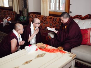 Thaye Dorje, His Holiness the 17th Gyalwa Karmapa, presided over the 23rd Kagyu Monlam at Bodh Gaya, in 2025. Photo: Tokpa Korlo.
